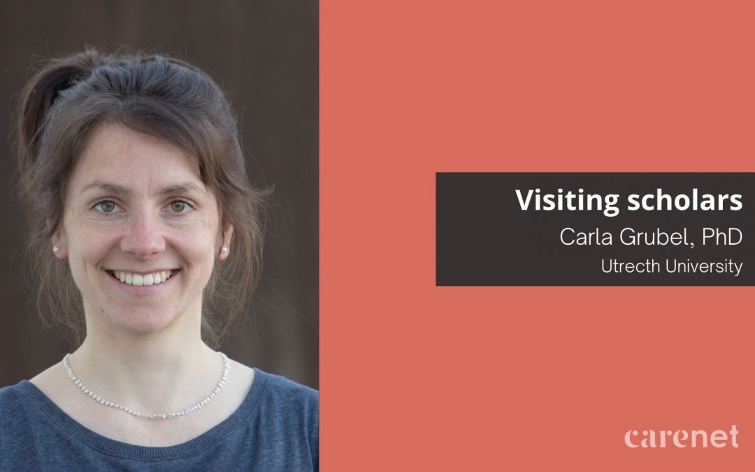 Carla Greubel, investigadora de la Universitat d’Utrecht, realitza una estada de recerca amb CareNet
