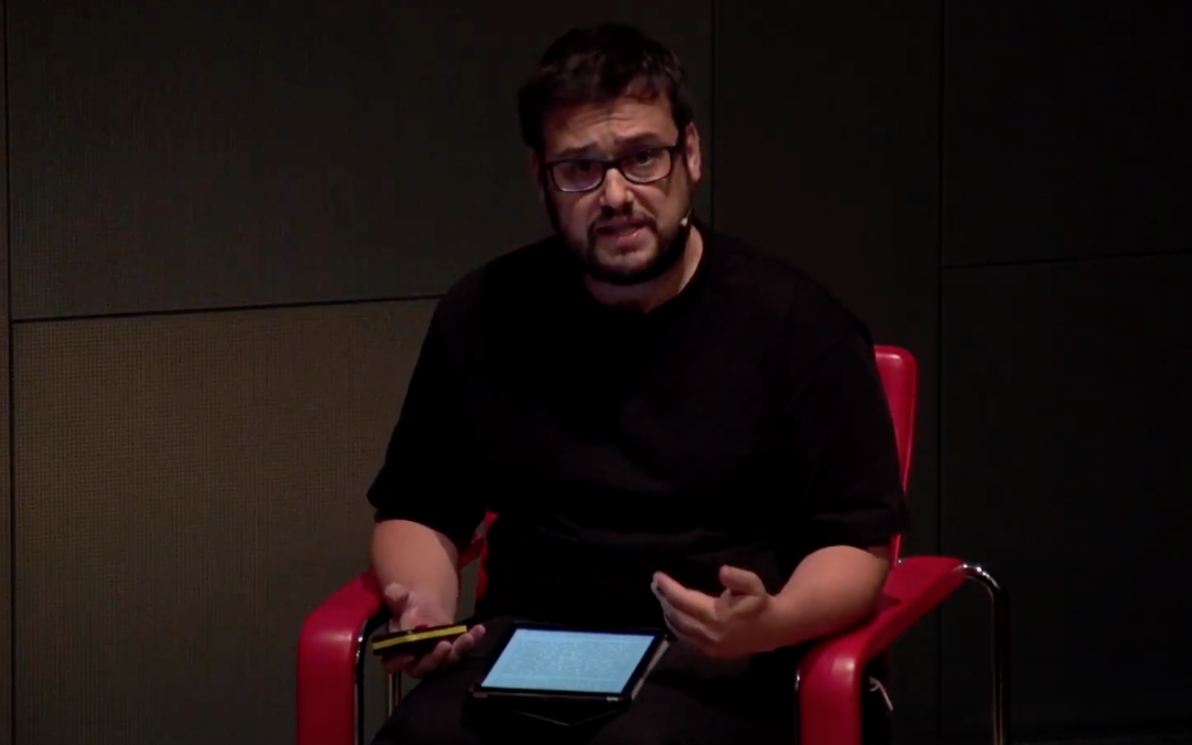 Israel Rodríguez-Giralt at the round table “Art and Science of the Political Ecology of Disasters”, Ars Electronica Festival 2020