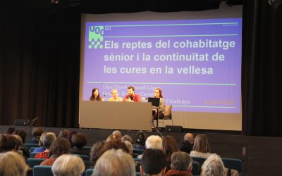 Presentación de “Cures en la convivència de persones grans”, fruto del trabajo de relatoría que Lluvi Farré ha hecho en el grupo de cohousing senior Can 70 (Sostre Cívic)
