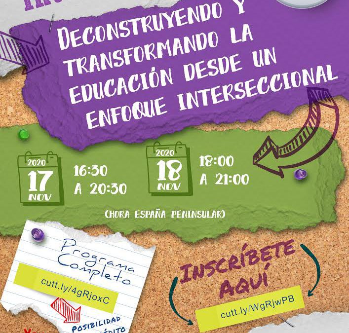 Asun Pié and Andrea García-Santesmases participate in the 1st International Conference “Deconstructing and transforming education from an intersectional approach”